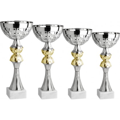 cod. 12.309S.6 - Serie di 4 coppe cm 29-28-26-24 m6 Made in Italy