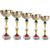 Serie di 5 coppe cm 37-34-30-27-24