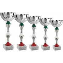 Serie di 5 coppe cm 37-34-30-27-24