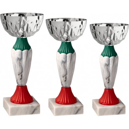 cod. 13.399S.6 - Serie di 3 coppe cm 19-18-17 m6 Made in Italy