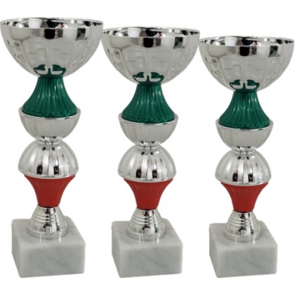 cod. 13.419S - Serie di 3 coppe cm 21-20-19 f5 Made in Italy