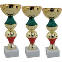 cod. 13.419S.6 - Serie di 3 coppe cm 21-20-19 m6 Made in Italy