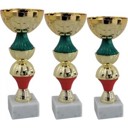 cod. 13.419G - Serie di 3 coppe cm 21-20-19 f5 Made in Italy