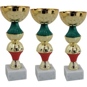 cod. 13.419G.6 - Serie di 3 coppe cm 21-20-19 m6 Made in Italy