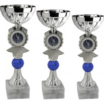 cod. 13.429B.6 - Serie di 3 coppe cm 24-22-20 m6 Made in Italy