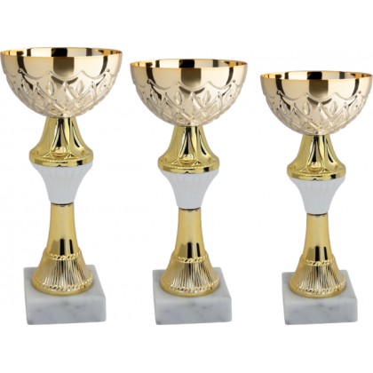 cod. 13.619G - Serie di 3 coppe cm 19-18-17 f5 Made in Italy