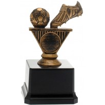 Pack of 6 soccer trophies cm 14