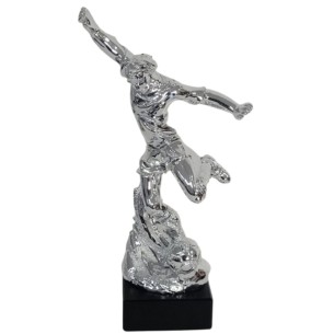 cod. 14.550A - Trofeo calcio cm 26 Made in Italy