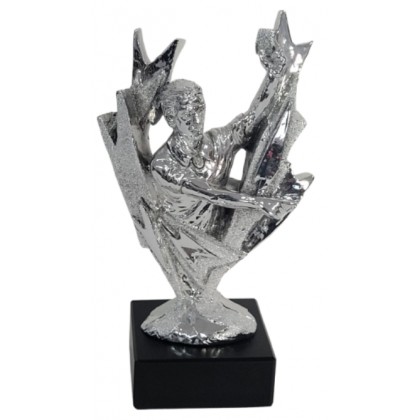 cod. 16.011A - Trofeo arbitro cm 20 Made in Italy