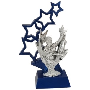 cod. 16.016A - Trofeo arbitro cm 28 Made in Italy