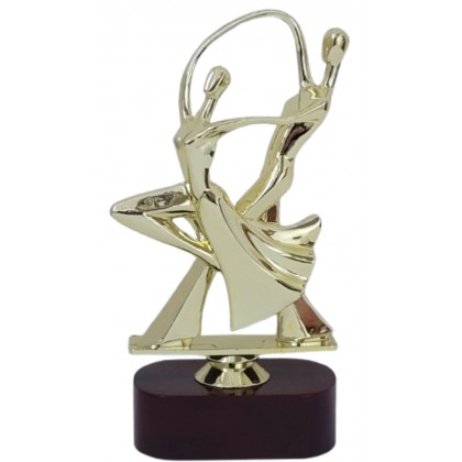 cod. 16.047A - Trofeo ballo coppia cm 24