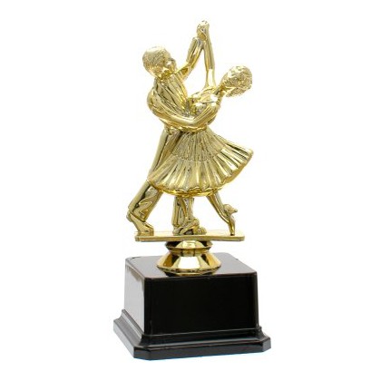 cod. 16.054 - Trofeo ballo coppia cm 17