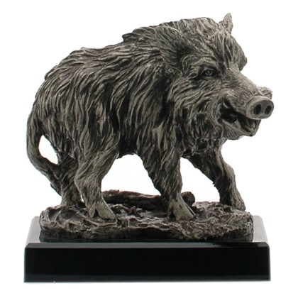 cod. 16.489A - Trofeo cinghiale cm 21x18