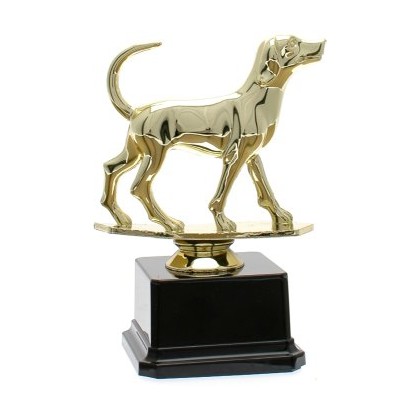 cod. 16.496B - Trofeo cane cm 15