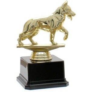 cod. 16.497 - Trofeo cane cm 14