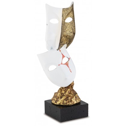 cod. 17.242B - Trofeo maschere cm 24