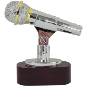 cod. 17.307A - Trofeo microfono cm 18