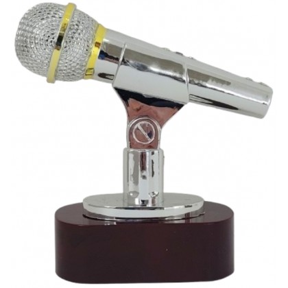 cod. 17.307A - Trofeo microfono cm 18