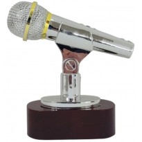 Trofeo microfono cm 18