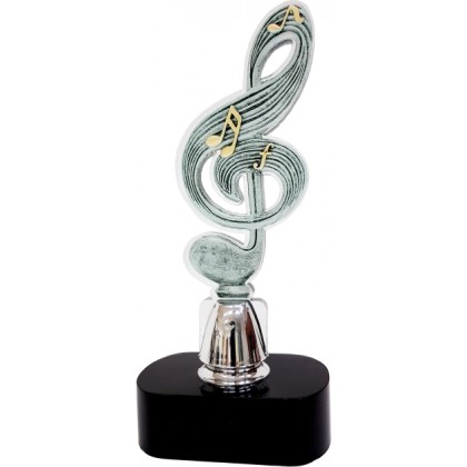 cod. 17.314C - Trofeo musica cm 26 plex 8 mm