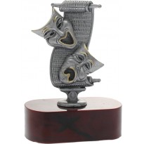 Trofeo maschere teatro cm 15
