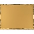 cod. 19.00.23G.10 - Conf. 10 Targhe all. oro cm 23x18 Made in Italy