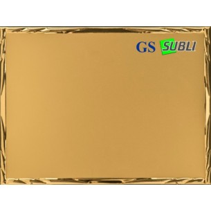cod. 19.00.16GS - Targa all. oro subli cm 16x12 Made in Italy