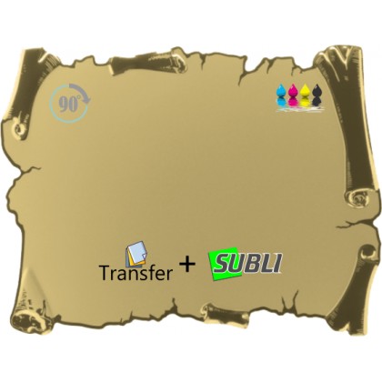 cod. 19.08.16G.10 - Conf. 10 Targhe alluminio cm 16x12 Made in Italy