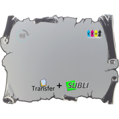 cod. 19.08.14S.10 - Conf. 10 Targhe alluminio cm 14x10 Made in Italy