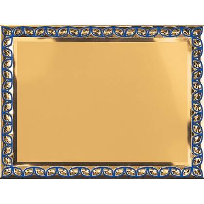 cod. 19.12.23G - Targa alluminio 23x18 Made in Italy