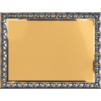 cod. 19.12.20G - Targa alluminio 20x15 Made in Italy