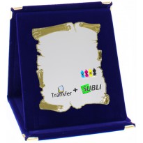 cod. 19.17.21B.10 - Conf. 10 set targa e astuccio cm 21x26 Made in Italy