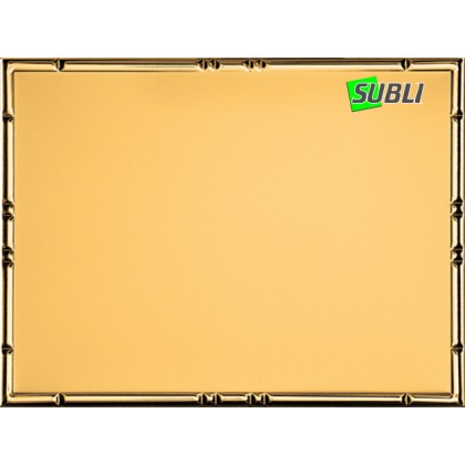 cod. 19.19.16G - Targa alluminio 16x12 Made in Italy