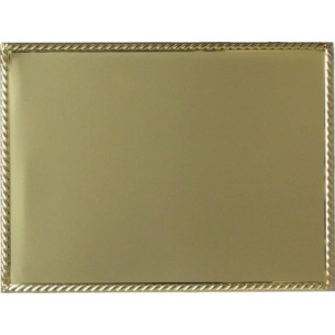 cod. 19.53.16G - Targa alluminio 16x12 Made in Italy