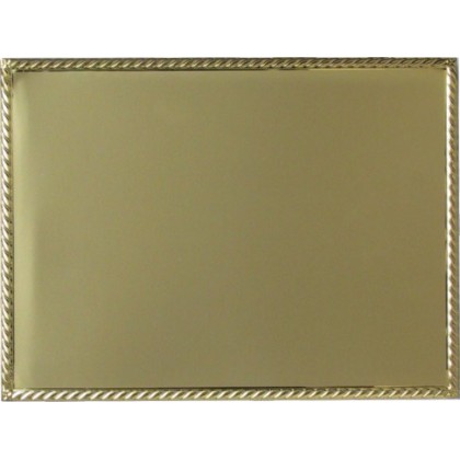 cod. 19.53.16G.10 - Conf. 10 Targhe alluminio 16x12 Made in Italy