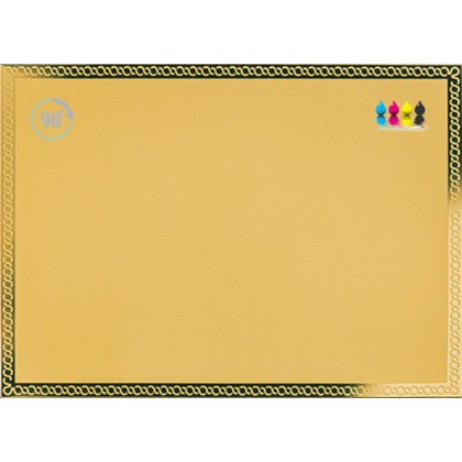 cod. 19.54.16G - Targa alluminio 16x12 Made in Italy