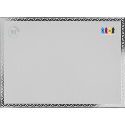 cod. 19.54.18S - Targa alluminio 18x13 Made in Italy