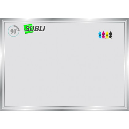 cod. 19.67.16SS.10 - Conf. 10 Targhe alluminio 16x12 Made in Italy