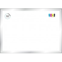 Conf. 10 Targhe alluminio 20x15