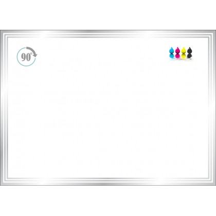 cod. 19.67.15W.10 - Conf. 10 Targhe alluminio 15x10 Made in Italy