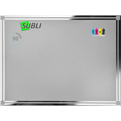 cod. 19.68.23SS.10 - Conf. 10 Targhe alluminio 23x18 Made in Italy