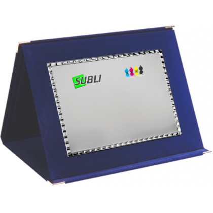 cod. 19.74.23 - Set targa e astuccio cm 23x17 Made in Italy