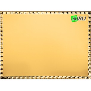 cod. 19.78.20G - Targa alluminio cm 20x15 Made in Italy