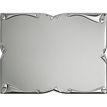 cod. 19.79.23S - Targa alluminio cm 23x18 Made in Italy