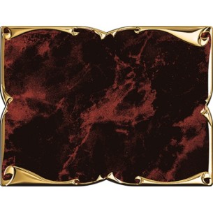 cod. 19.79.23R.10 - Conf. 10 Targhe alluminio cm 23x18 Made in Italy