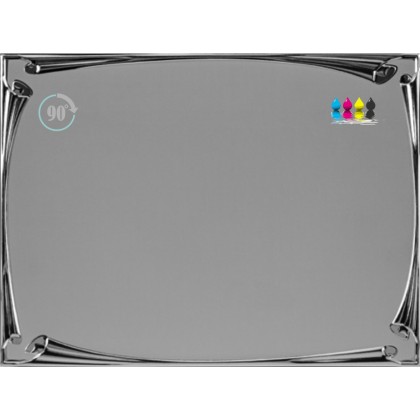 cod. 19.84.20S - Targa alluminio cm 20x15 Made in Italy