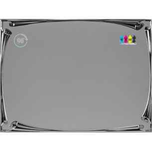 cod. 19.84.18S - Targa alluminio cm 18x13 Made in Italy