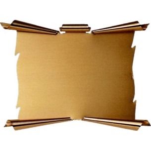 cod. 20.01.20 - Targa ottone 24K 20x15 Made in Italy