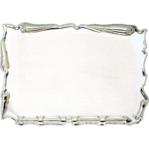 cod. 20.26.27S - Targa silver cm 27x19