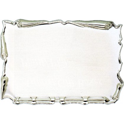 cod. 20.26.23S - Targa silver cm 23x16